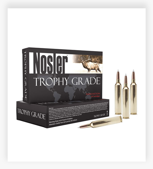 Nosler Trophy Grade .22 Nosler 70 Grain Jacketed Soft Point