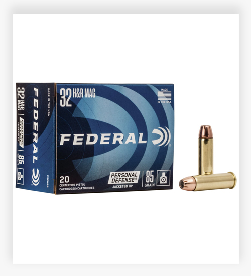 Federal Premium Centerfire Handgun Ammunition .32 H&R Magnum 85 Grain JHP