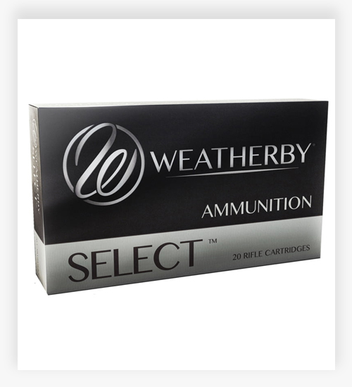 Weatherby  Select 270 Wthby Mag Ammo 130 GR Hornady Interlock