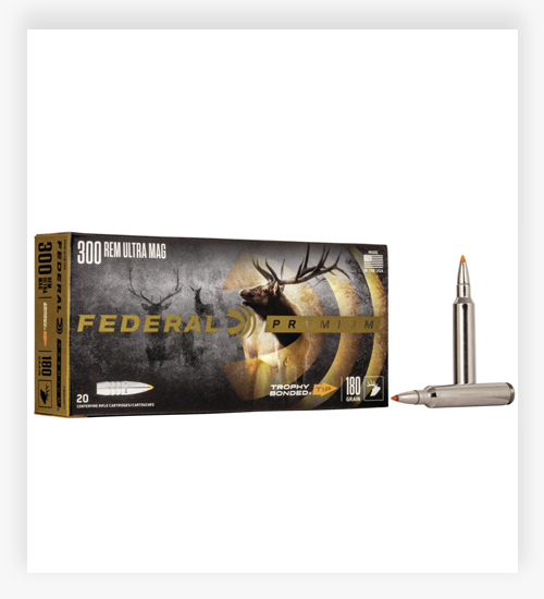 Federal Premium VITAL-SHOK .300 Remington Ultra Magnum Ammo 180 Grain 