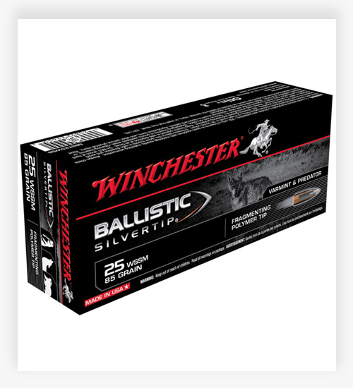 Winchester BALLISTIC SILVERTIP .25 Winchester Super Short Magnum Ammo 85 Grain FPT
