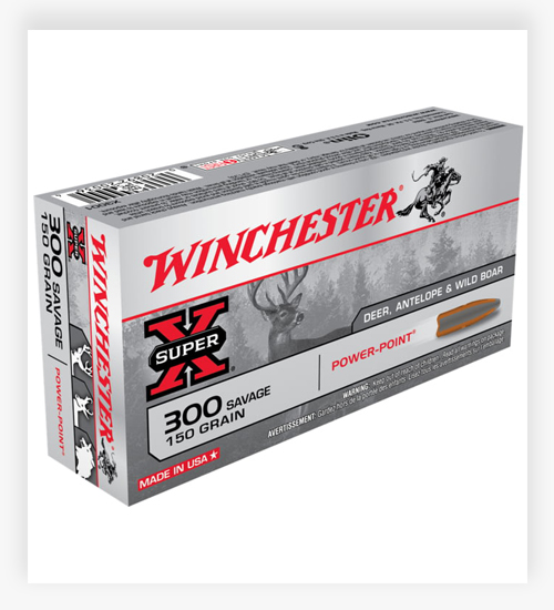 Winchester SUPER-X RIFLE .300 Savage Ammo 150 Grain Power-Point