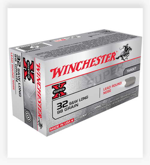 Winchester SUPER-X HANDGUN .32 S&W Ammo 98 Grain LRN