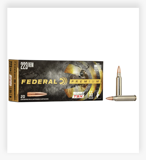 Federal Premium BARNES TSX .222 Remington Ammo 55 Grain Barnes Triple-Shock X