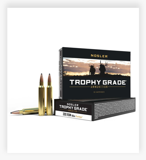 Nosler Trophy Grade .300 Remington Ultra Magnum Ammo 165 Grain NP