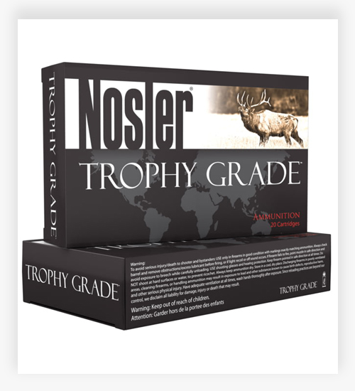 Nosler Trophy Grade 6.5x284 Norma 140 Grain AccuBond Brass Cased Centerfire Rifle Ammunition