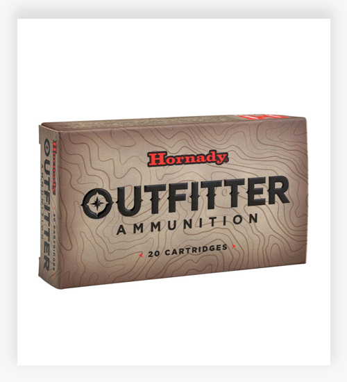 Hornady Outfitter 7mm Winchester Short Magnum Ammo 150 Grain Gilding Metal eXpanding