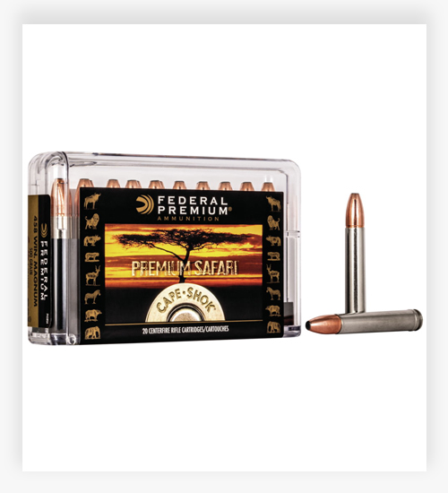 Federal Premium CAPE-SHOK .458 Winchester Magnum Ammo 500 Grain Swift A-Frame