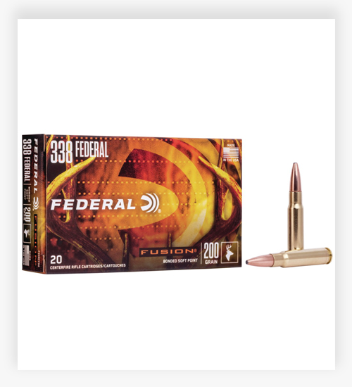 Federal Premium FUSION .338 Federal Ammo 200 Grain Fusion Soft Point