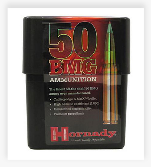 Hornady Match .50 BMG Ammo 750 Grain A-MAX