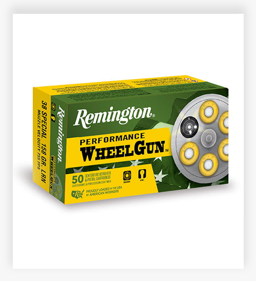Remington Performance Wheelgun .38 Short Colt Ammo 125 Grain Lead Round Nose