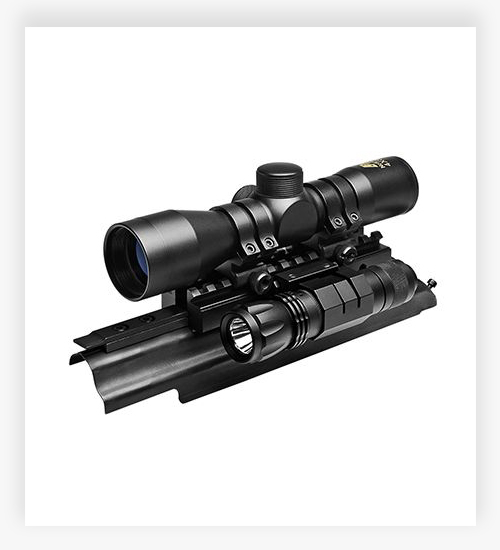 NcSTAR Sights N Lights AK Combo w/ 4x30mm Riflescope Sniper Scope