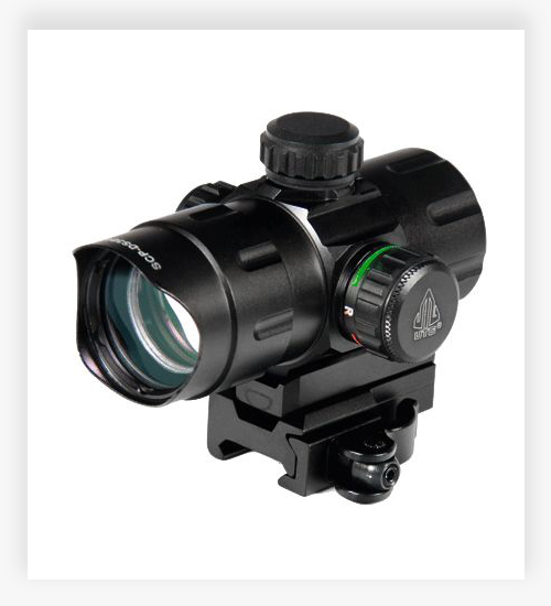Leapers UTG 4.2in ITA Red/Green CQB Dot w/ QD Mount Red Dot Sight for Tactical Shotgun