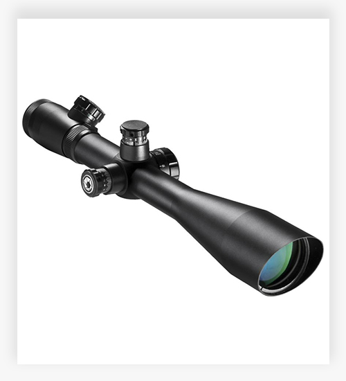 Barska 10-40x50mm Illuminated Mil-Dot Sniper Rifle Scope w/ Scope Rings