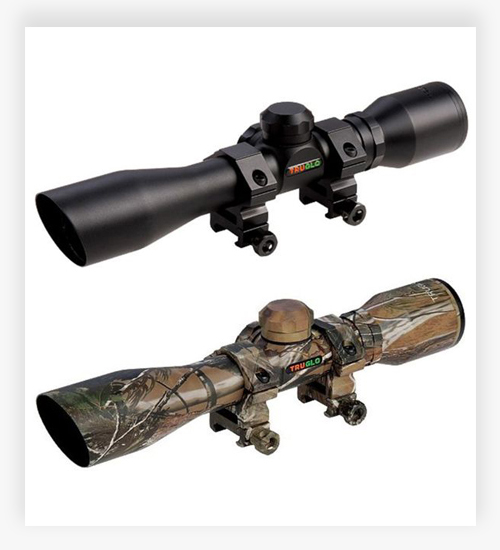 TruGlo 4x32 Crossbow Rifle Scope With Rings
