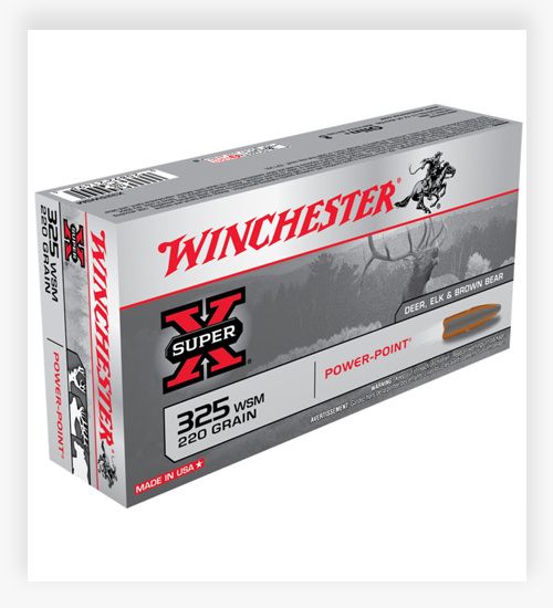 Winchester SUPER-X RIFLE .325 Winchester Short Magnum Ammo 220 Grain Power-Point