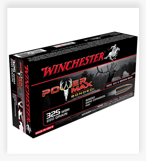 Winchester POWER MAX BONDED .325 Winchester Short Magnum 220 Grain BREPHP