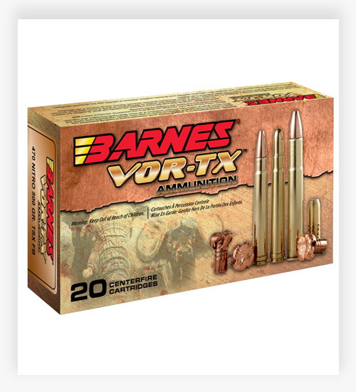Barnes Vor-Tx Safari Centerfire .458 Lott 500 GR TSX FB