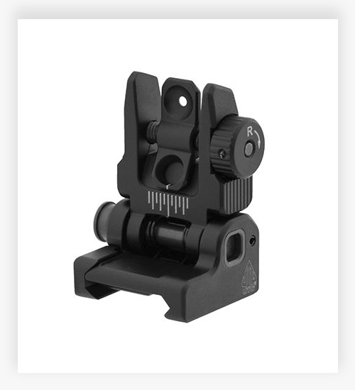 Leapers UTG ACCU-SYNC Spring-Loaded AR15 Flip-Up Rear Sight