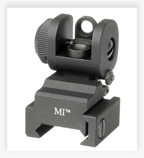 Midwest Industries Emergency Flip-Up Rear Sight For AR Style Rifles AR
