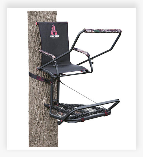 Primal Tree Stands Comfort King Deluxe Hang-On Tree Stand Climbing 