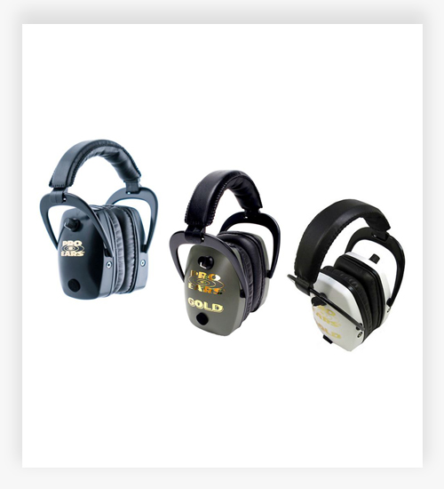 Pro Ears Pro Slim Gold Electronic Ear Muffs