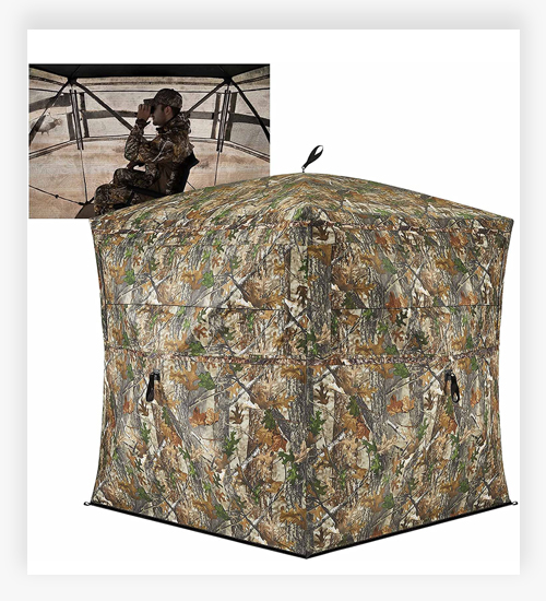 TIDEWE Hunting Ground Blind See Through with Carrying Bag