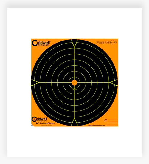 Caldwell Orange Peel 8-in Bullseye Paper Targets