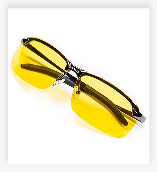 Night Driving Glasses Anti Glare Polarized With Stylish Case