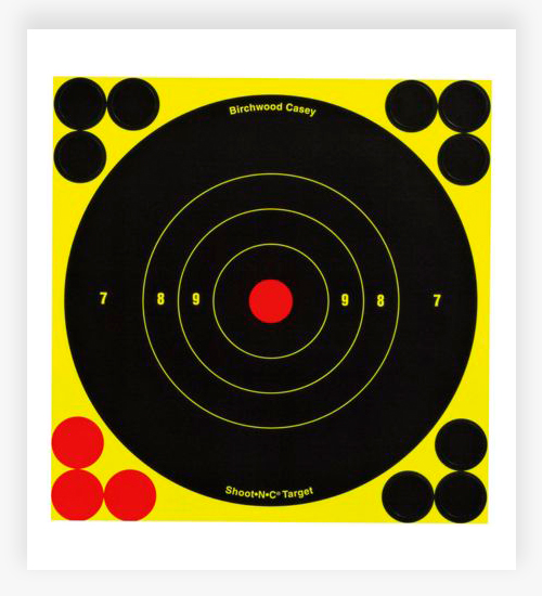 Birchwood Casey Shoot-N-C Paper Targets 6in. Round Bullseye