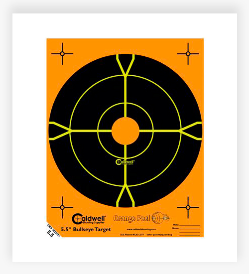 Caldwell Orange Peel 5.5-in Bullseye Paper Targets