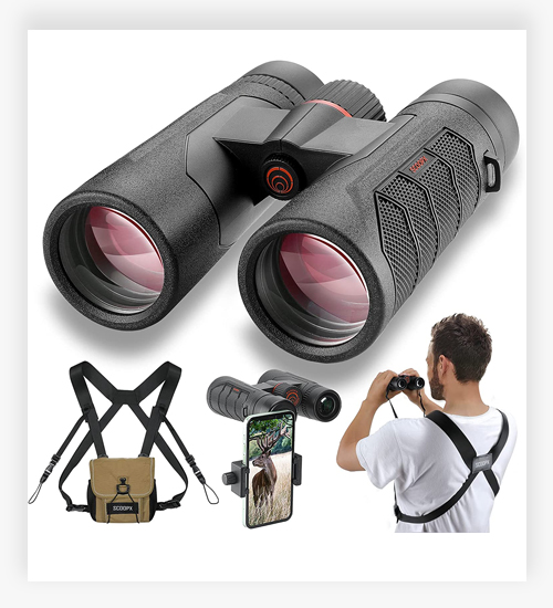 ScoopX 10x42 Ultra HD Binoculars Hunting
