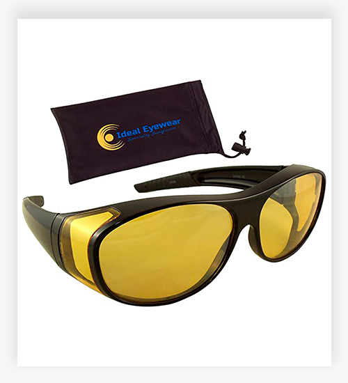 Night Driving Wear Over Glasses by Ideal Eyewear - Yellow Lens