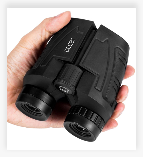 occer 12x25 Compact Binoculars with Clear Low Light Vision Hunting