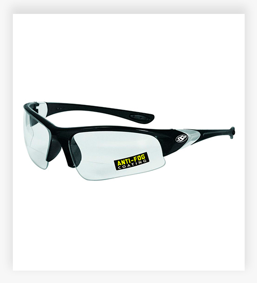SSP Eyewear Entiat Clear Anti-Fog Bifocals Shooting Glass Readers