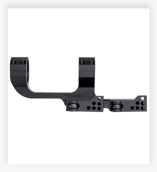 Monstrum Slim Profile Series Cantilever Offset Dual Ring Picatinny Scope Mount For AR 15