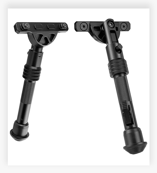 Xaegistac 5.7 to 8 Tactical Rifle Bipod Adjustable Compatible with Mlok Hand-Guard